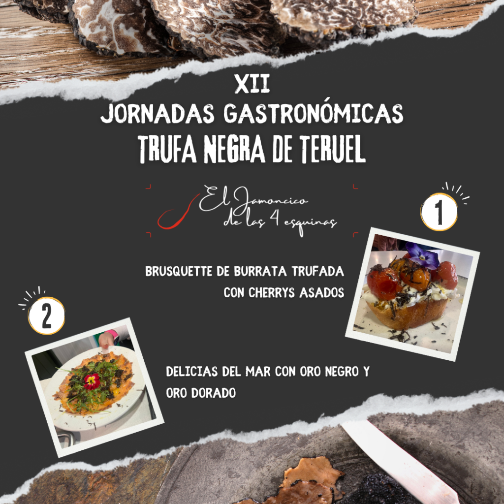 Cartel Jornadas Gastronómicas -El jamoncico de las 4 esquinas